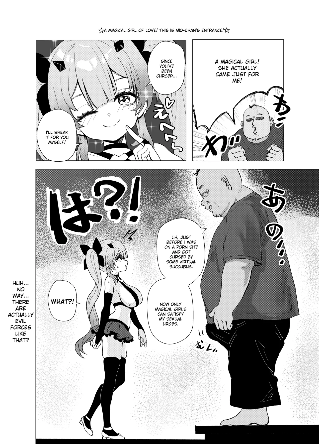Hentai Manga Comic-Magical Girl Mio-chan is kidnapped and defeated by a bad old man.-Read-13